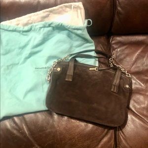 Tiffany and Co hand bag Italian leather never used Tiffany blue inside